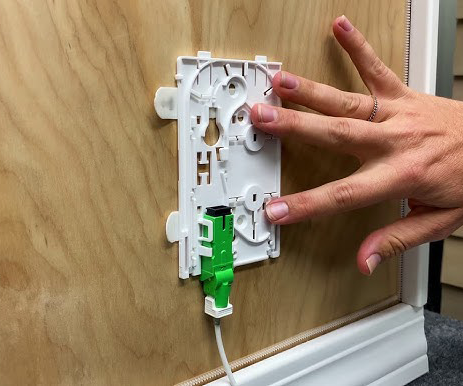 Invisalight fiber optic
